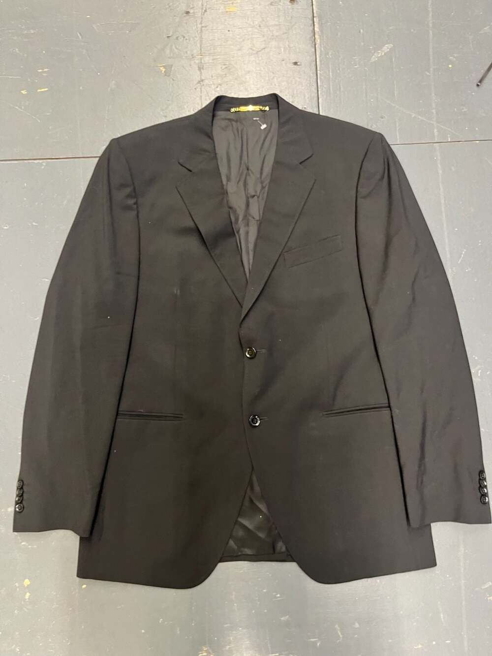 Dolce & Gabbana Men's Black Virgin Wool Single-Breasted Blazer